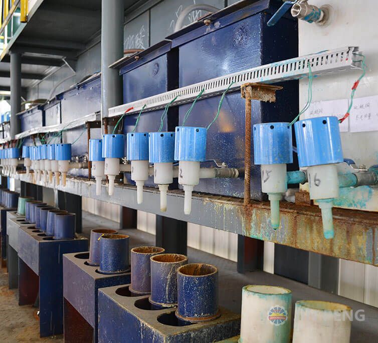Proceso de mineral Wolframita